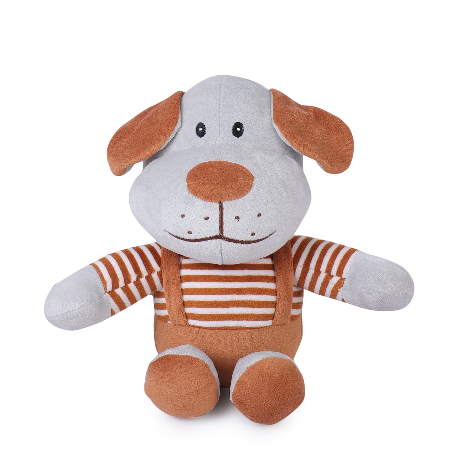 Snoopy Dog Smoke Grey and Biscuit Brown soft toy