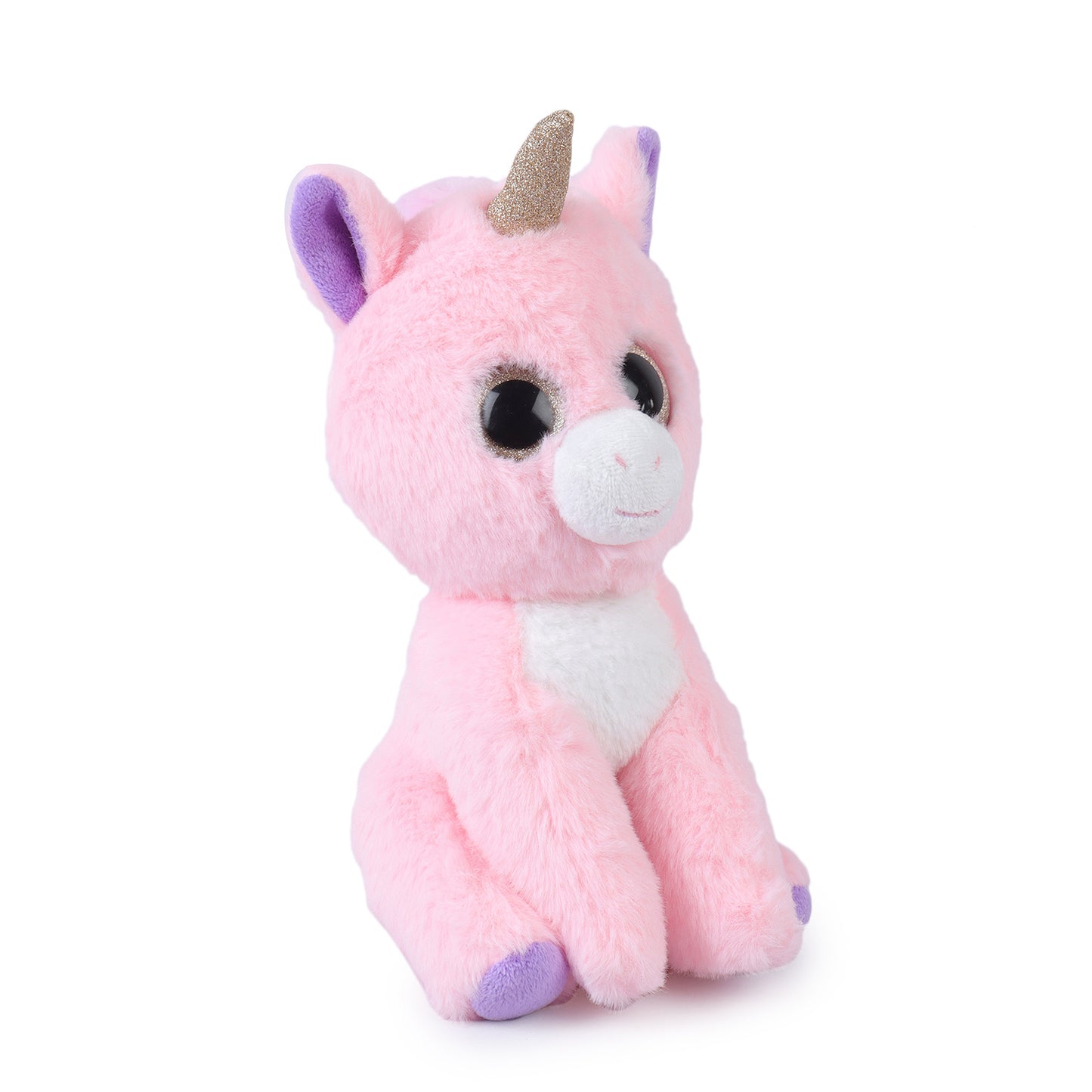 Unicorn Sparkly eyes Mindy pink soft toy