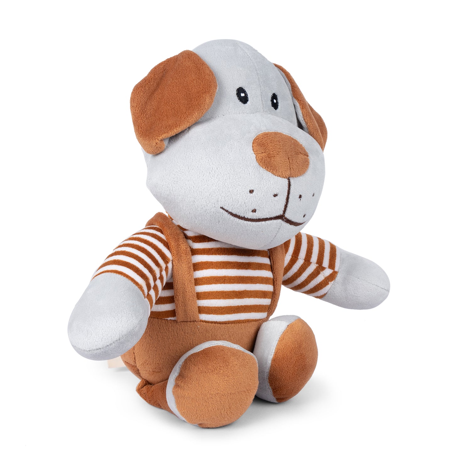 Snoopy Dog Smoke Grey and Biscuit Brown soft toy