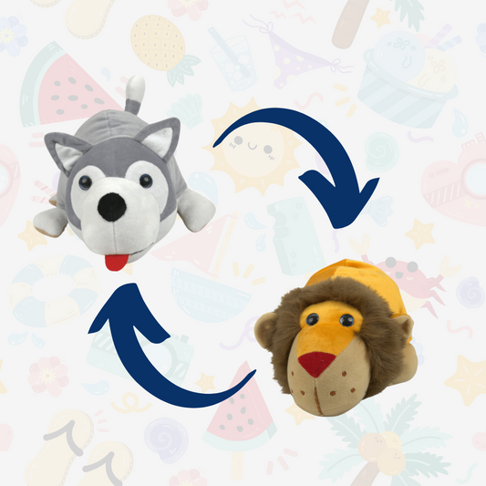 Fun Flip Friends Lion - Dog soft toy