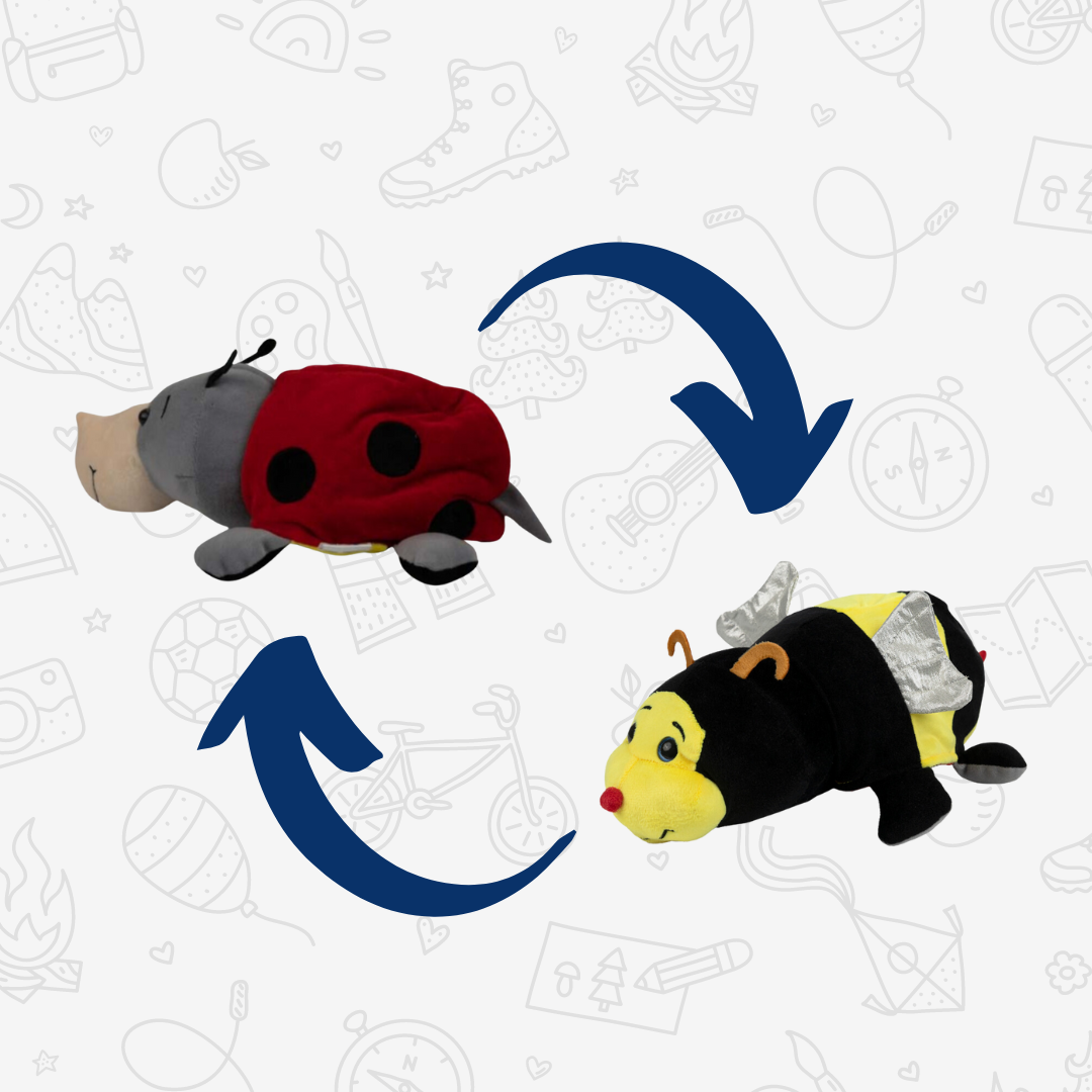 Fun Flip Friends Lion - Dog soft toy