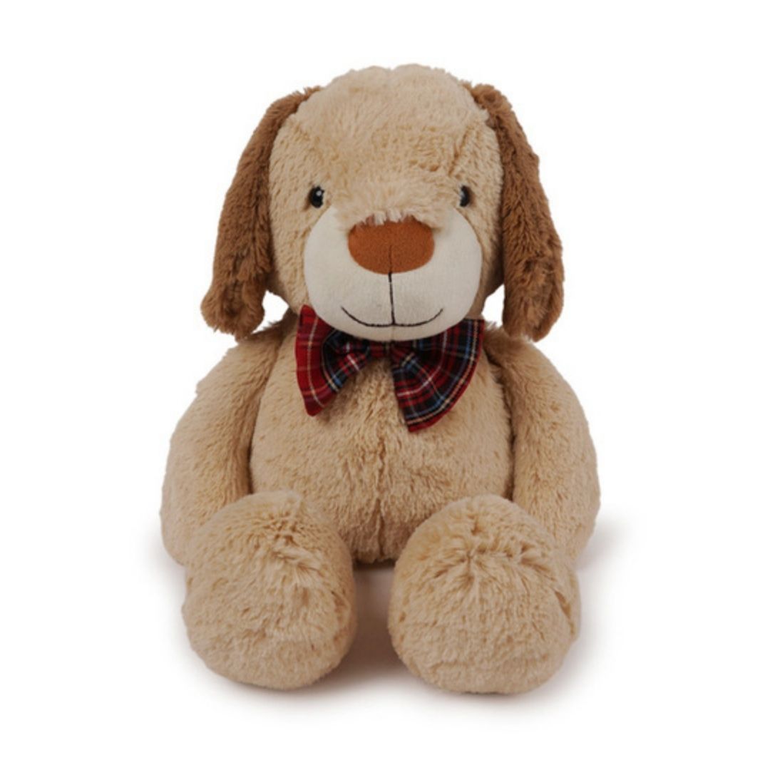 Off-to-Work Dogs Murphy Taupe soft toy