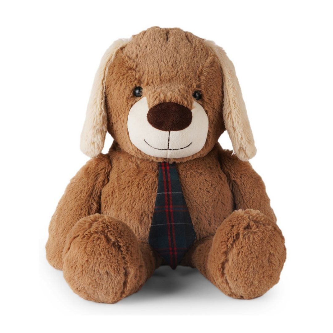 Off-to-Work Dogs Murphy Taupe soft toy