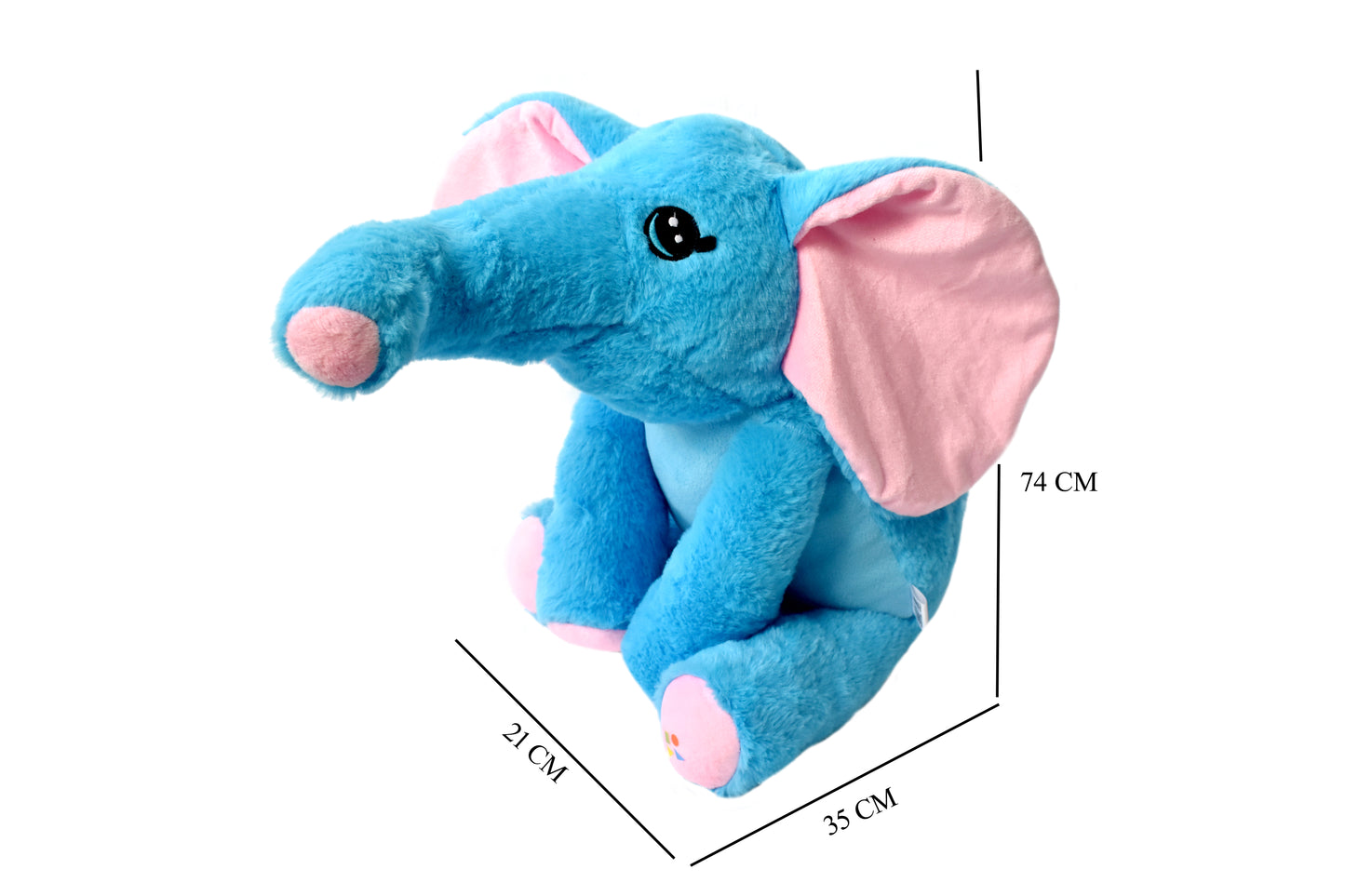 Elephant Sheena Blue (soft toy)