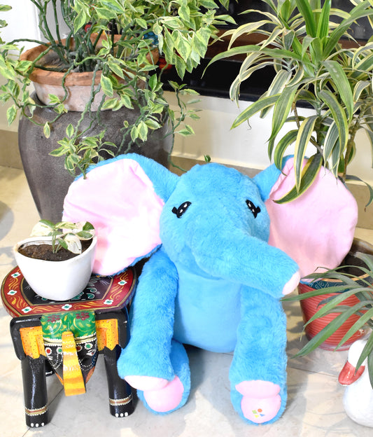 Elephant Sheena Blue (soft toy)