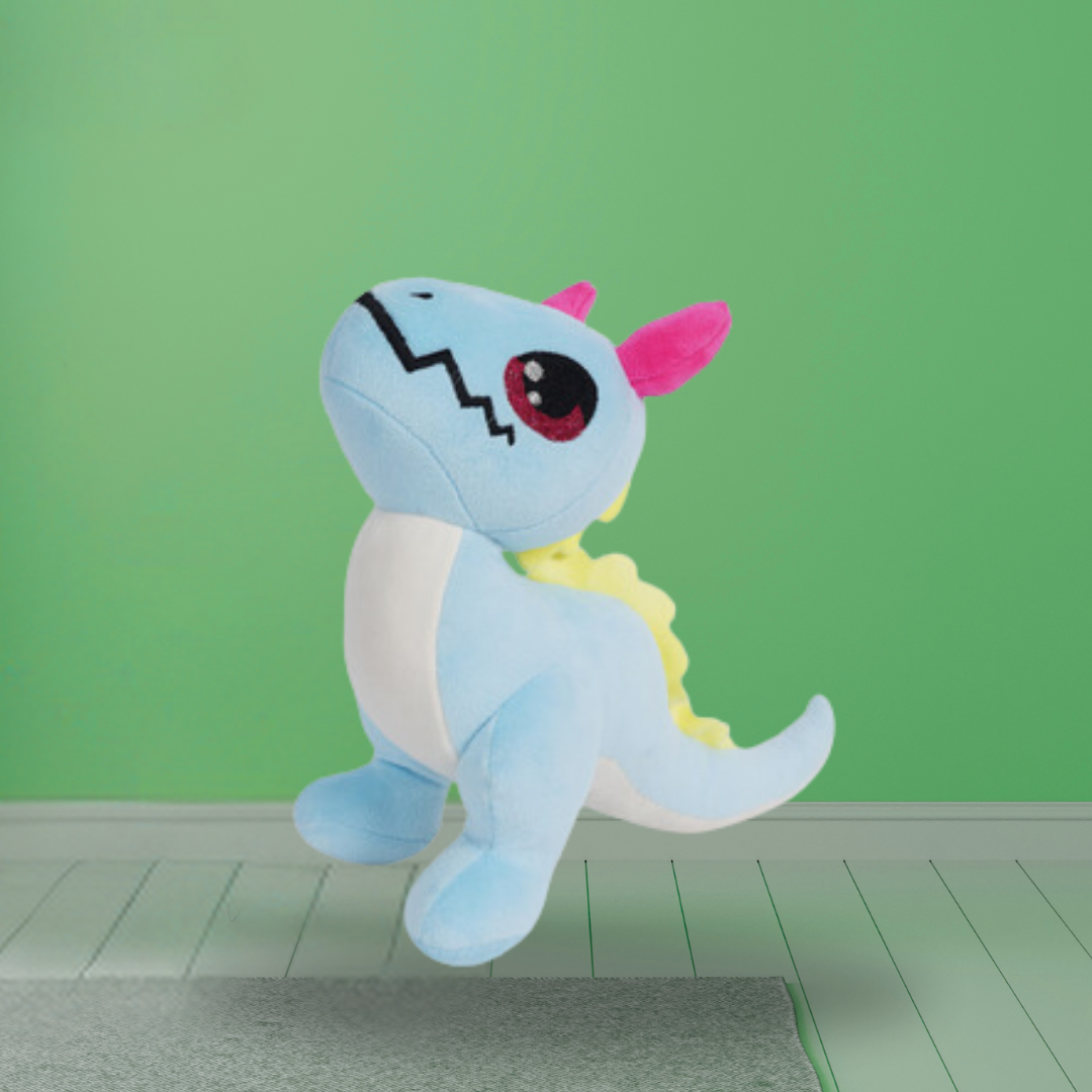 The Dragons Blaze sky blue soft toy