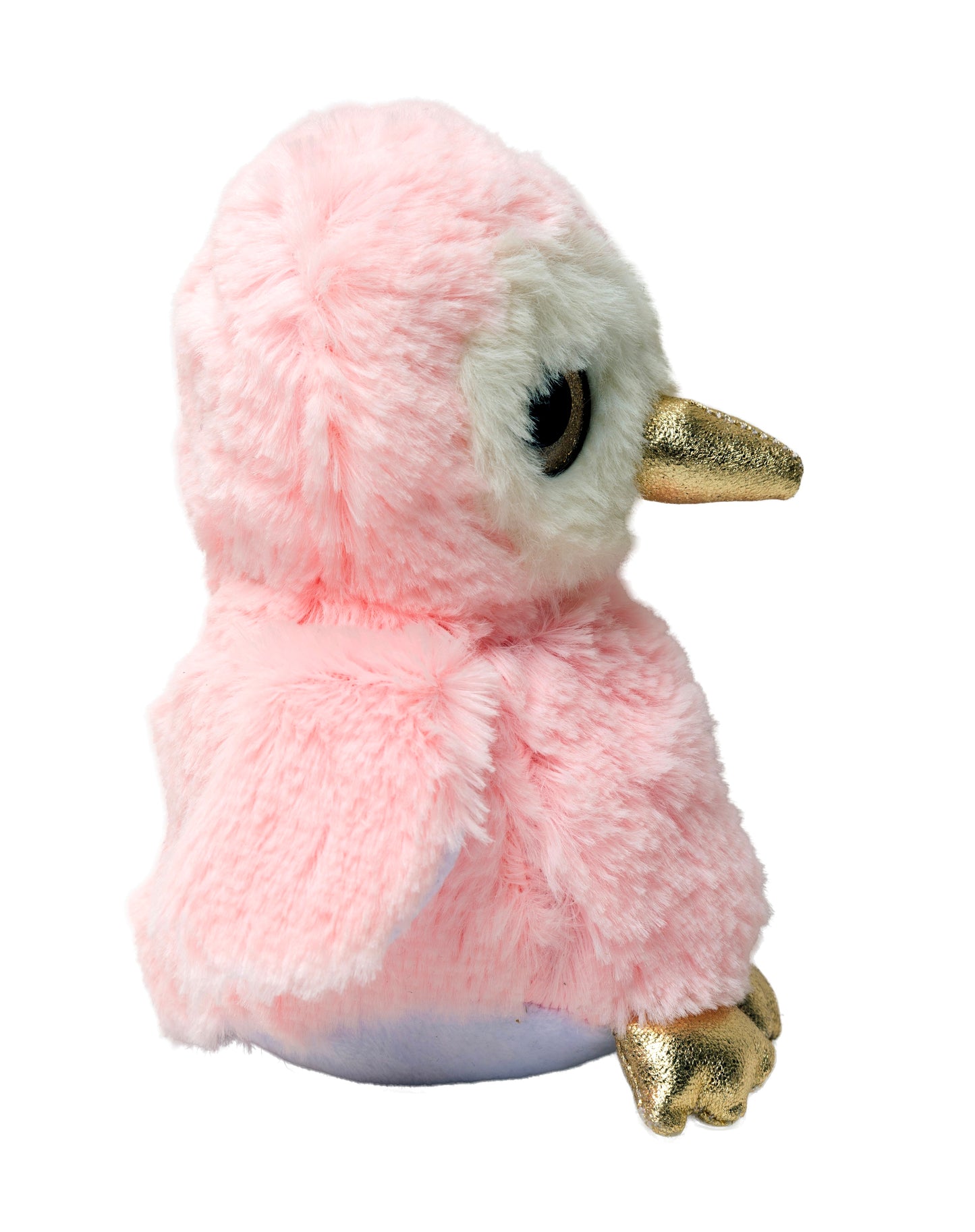 Puffy Plush Owls - Pink soft toy