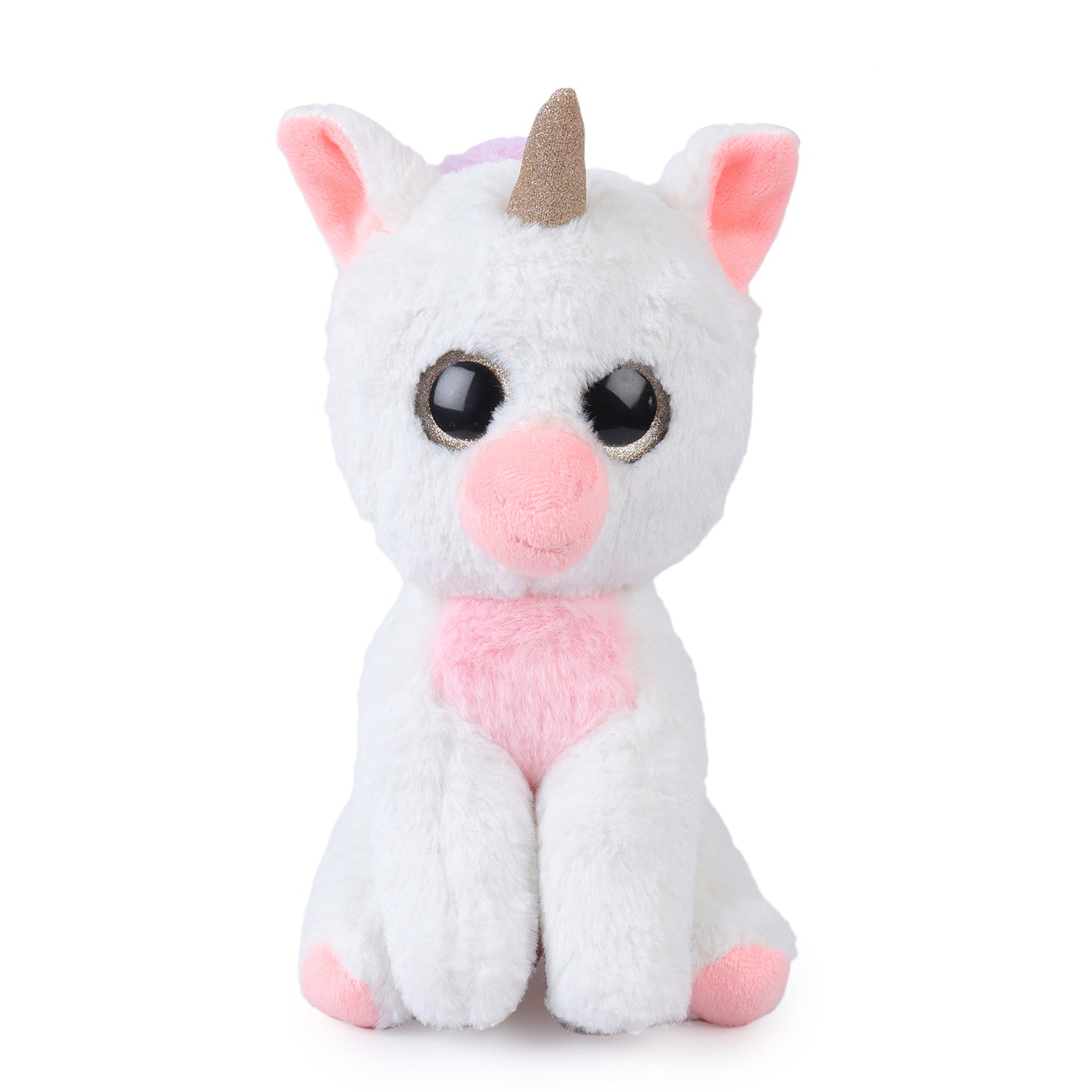 Unicorn Sparkly eyes Multicolor Purple (soft toy)