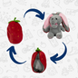 Pupberry Strawberry Plush - A Berrylicious Friend for Sweet Hugs and Play