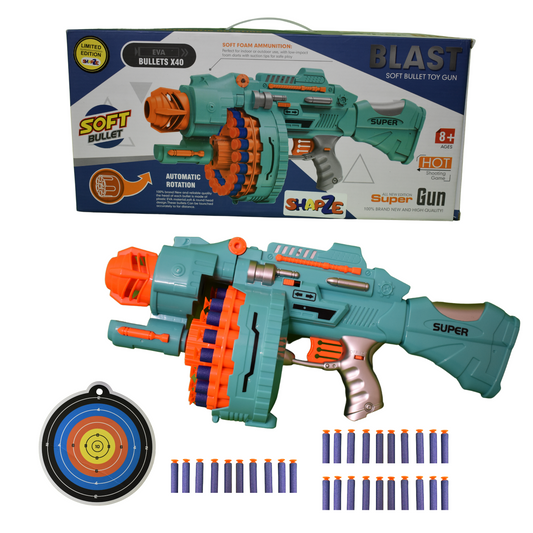 Revolving Machine Soft Bullet Toy Gun