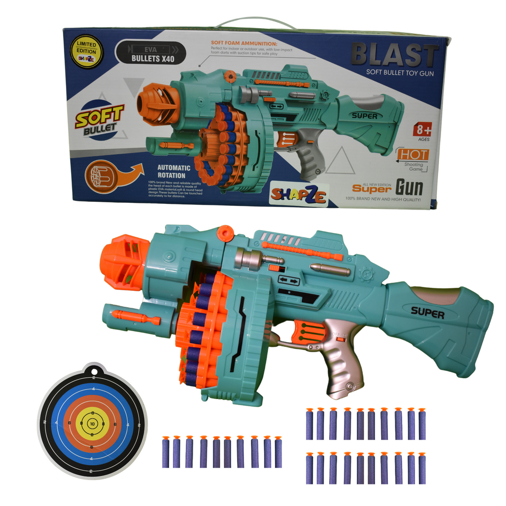 Revolving Machine Soft Bullet Toy Gun – shapze