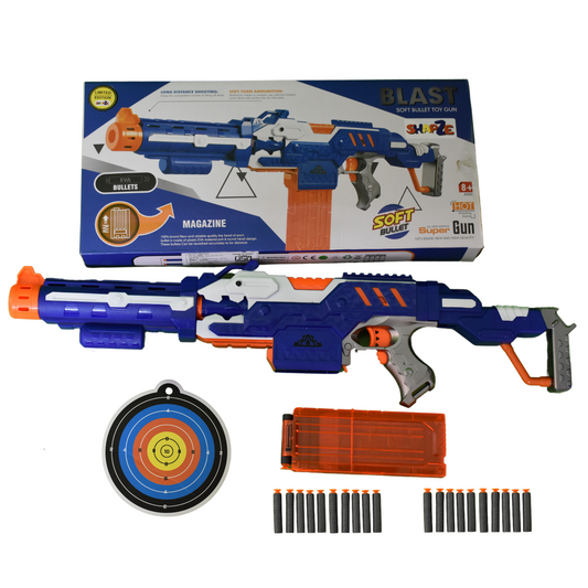 Automatic Assault Rifle Soft Bullet Toy Gun