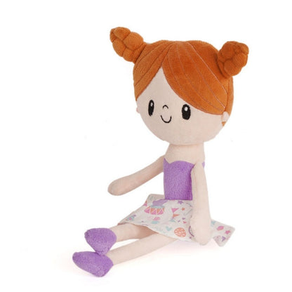 Girlfriend Iris in Purple Dress soft toy