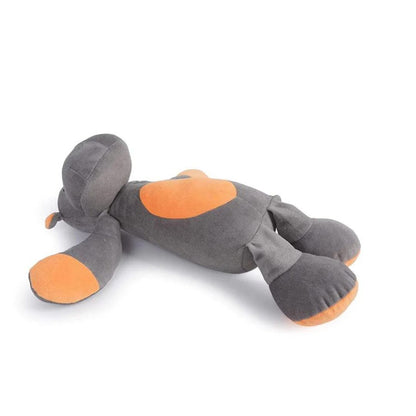 The Hippos - Rudy-Neon Orange and Smoky Grey soft toy