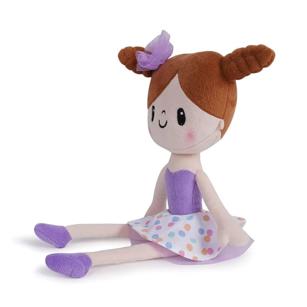 Girlfriend Iris in Purple Dress soft toy