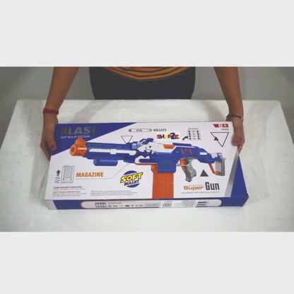 Automatic Assault Rifle Soft Bullet Toy Gun