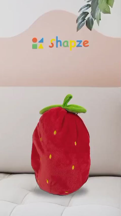 Pupberry Strawberry Plush - A Berrylicious Friend for Sweet Hugs and Play